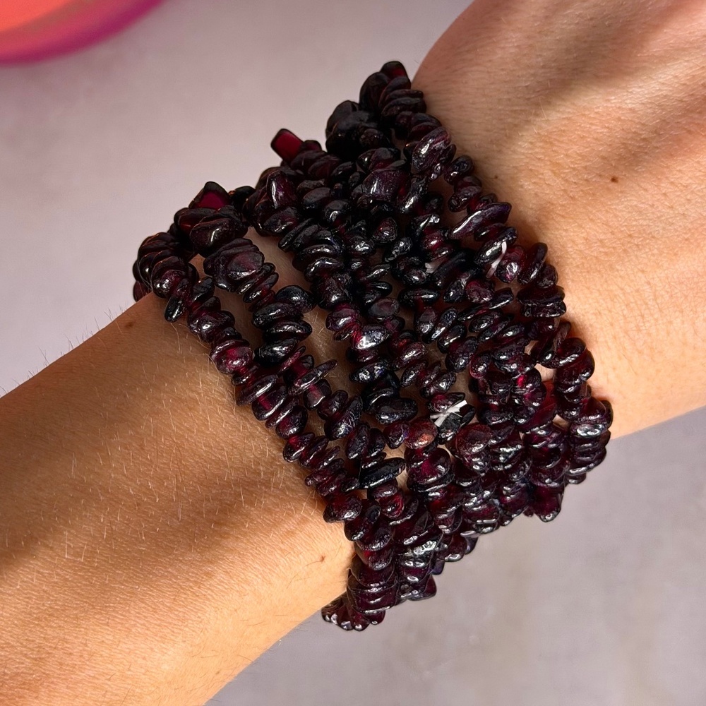 Garnet Granite Bracelet 🥀